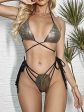Costume gold hot con laccetti laterali 