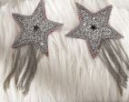 Copricapezzoli stelle con strass