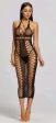 Vestito lungo rete sexy